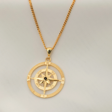 Compass Sterling Silver Necklace
