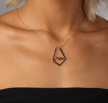 Ring Holder Necklace Mountain