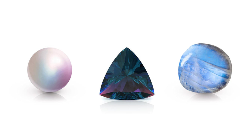 June Birthstones: Pearl, Moonstone, and Alexandrite