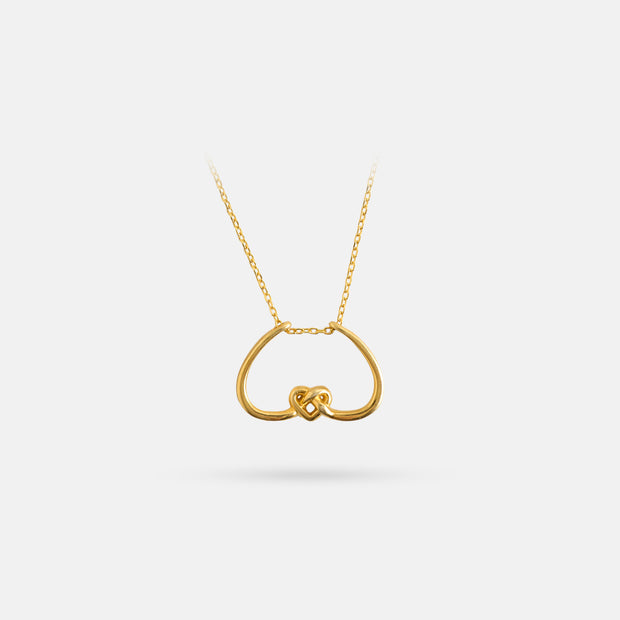 Love Knot Ring Holder Necklace