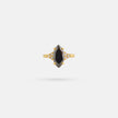 Marquise Cut Onyx Inspired  925 Silver Zircon Ring