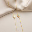 925 Sterling Silver Evil Eye Bracelet with Sparkling Zircon Stones