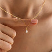 Elegant Pear-Cut Diamond Look Jewelry Set