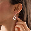 Zultanit Teardrop Necklace Earrings Jewelry Set