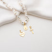 Irregular Mother of Pearl & 925 Sterling Silver