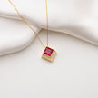 Ruby Pave Statement Necklace