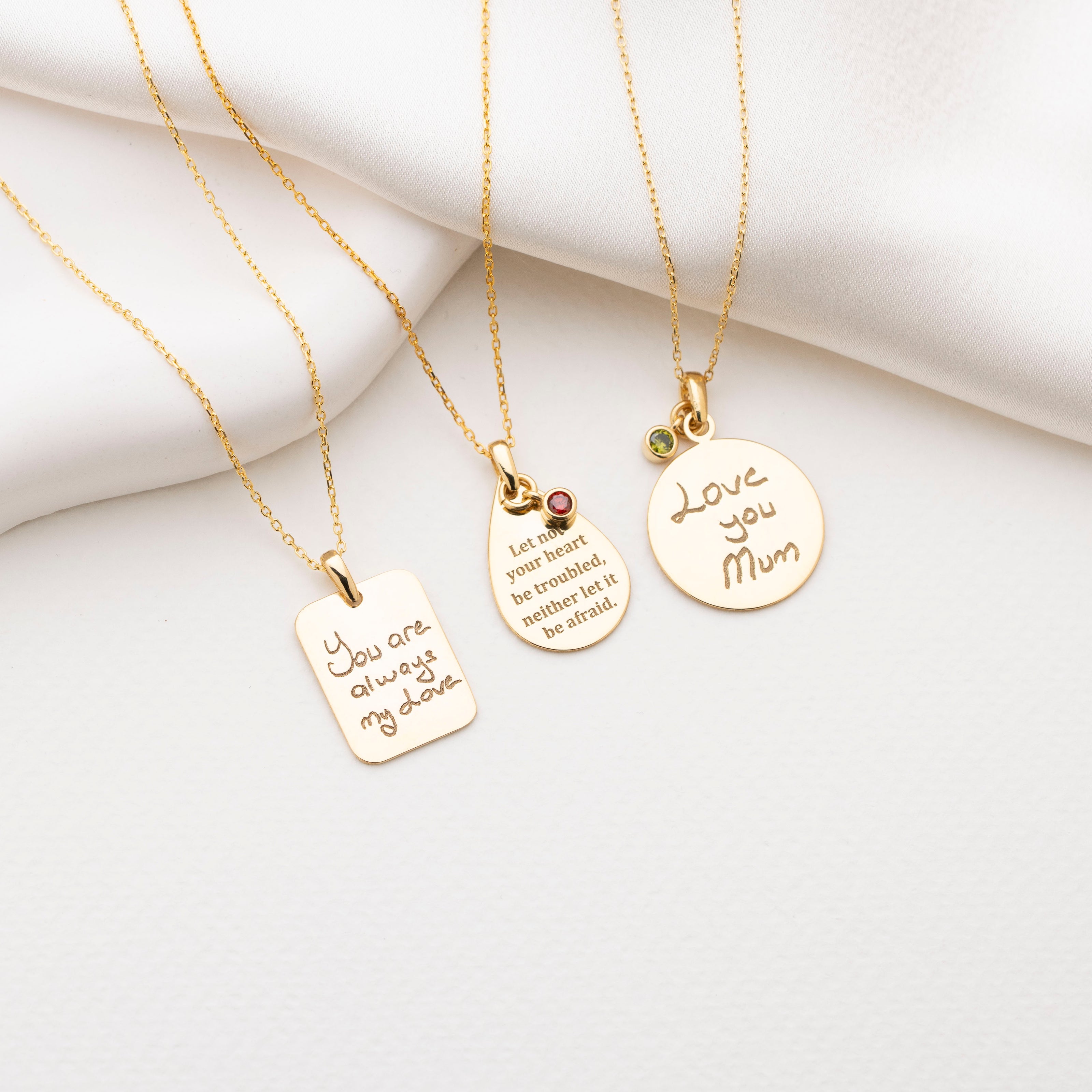 Handwritten Keepsake Necklace