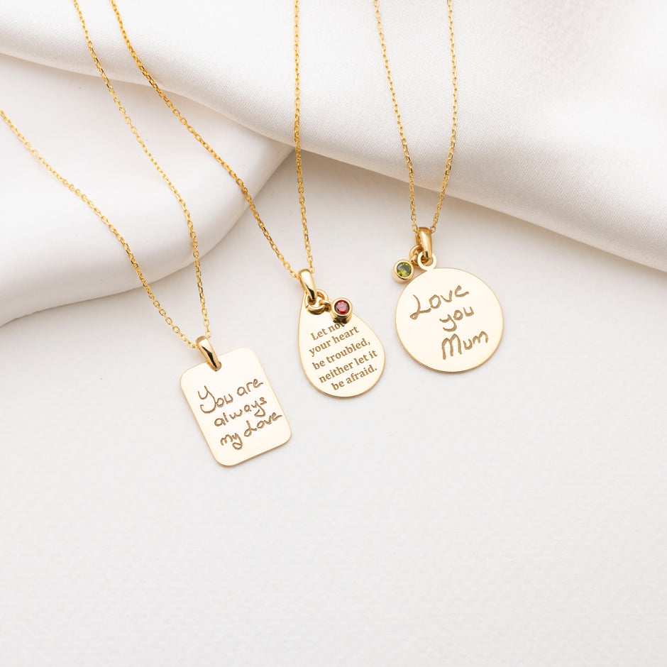 Handwritten Keepsake Necklace