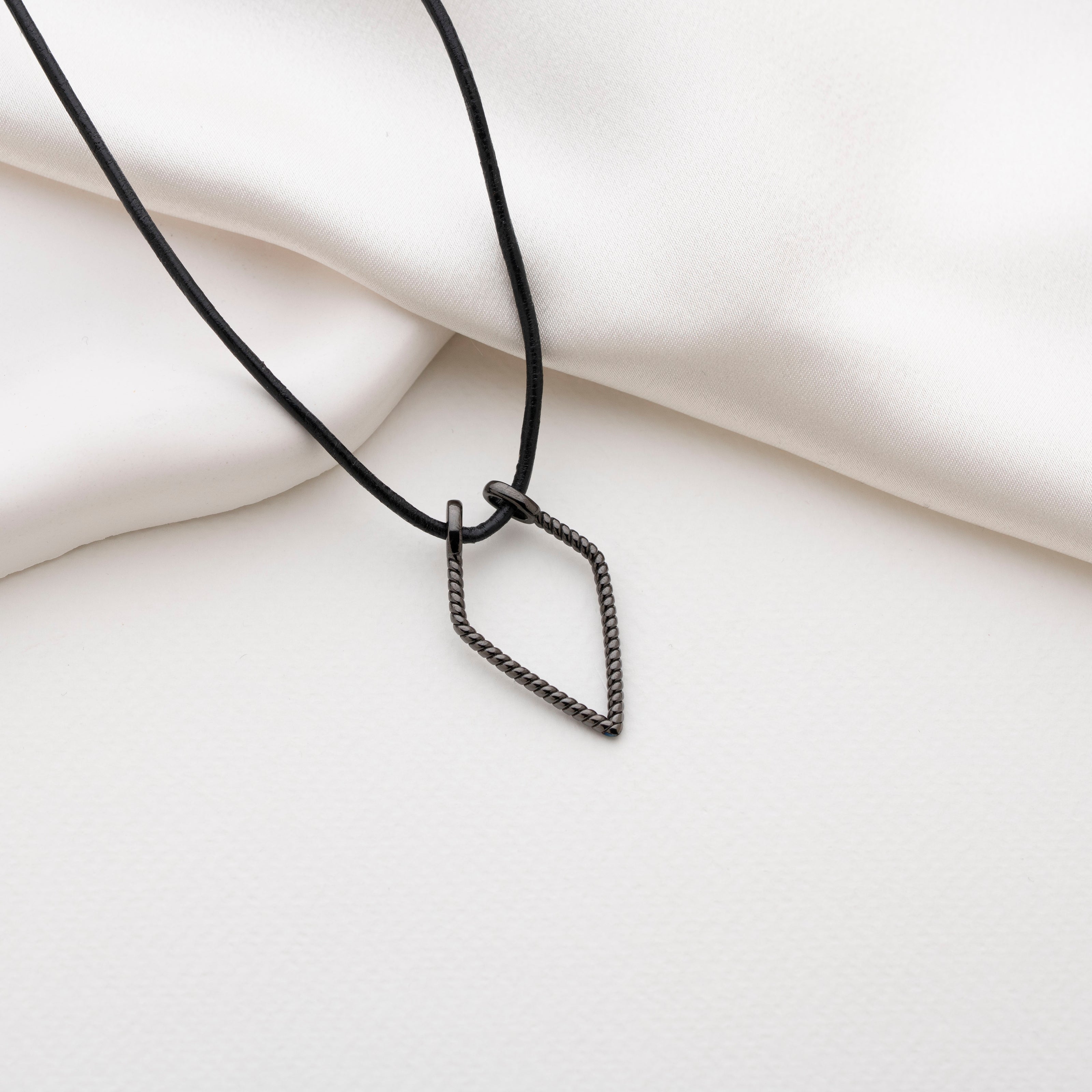 Geometric Ring Holder Necklace