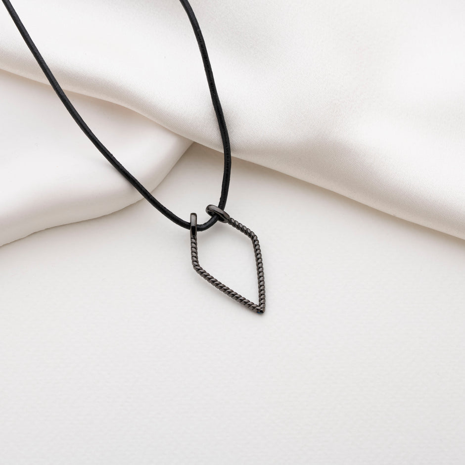 Geometric Ring Holder Necklace