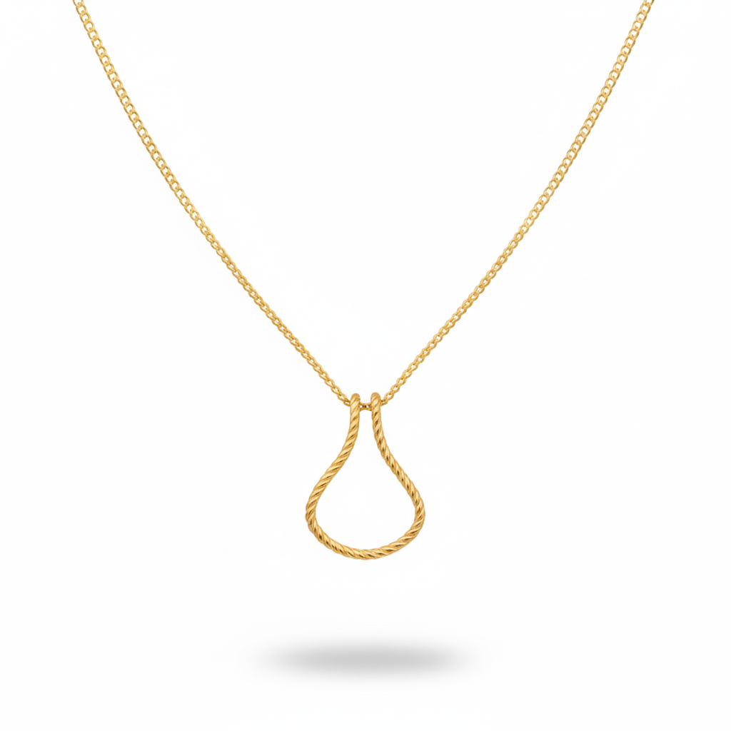 Horseshoe Ring Holder Necklace