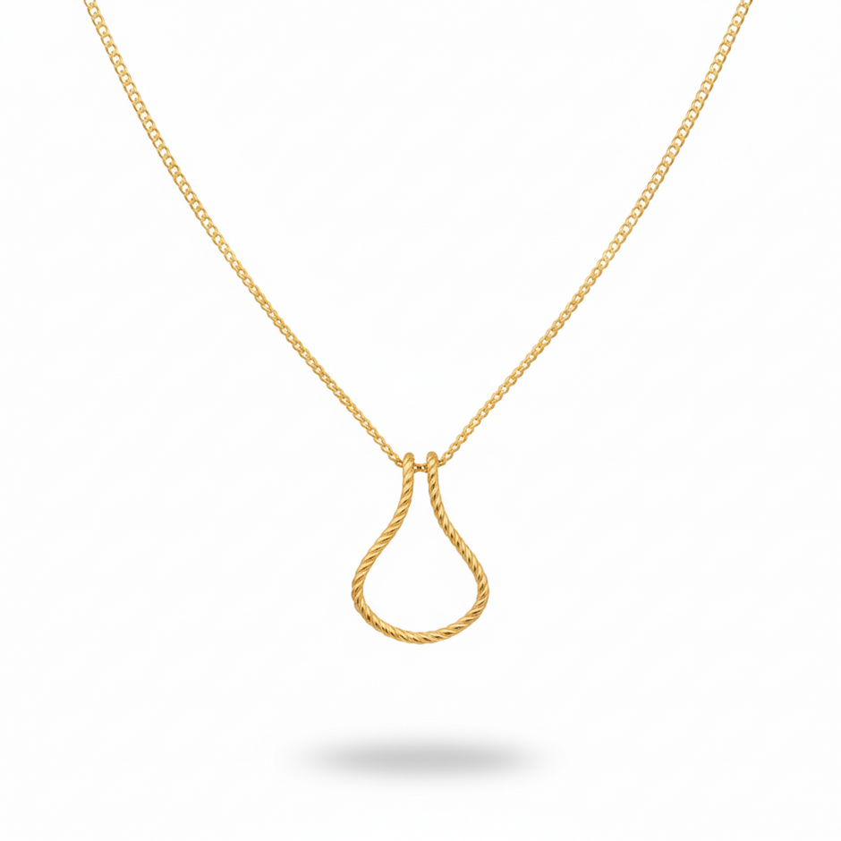 Horseshoe Ring Holder Necklace