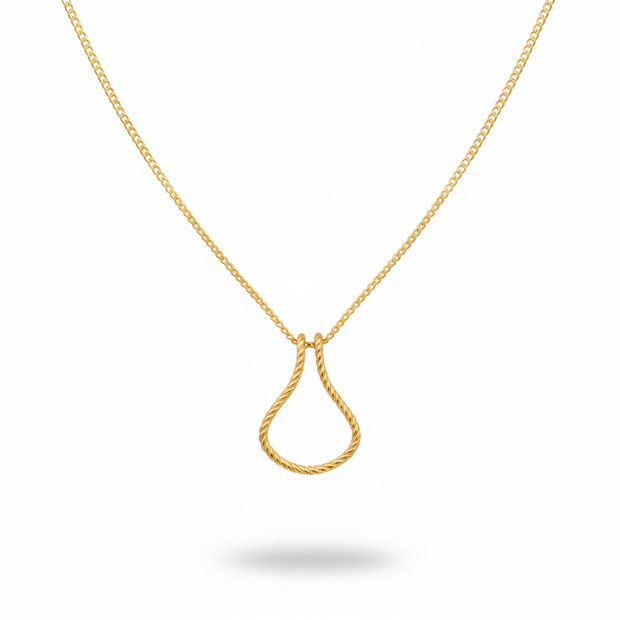 Horseshoe Ring Holder Necklace