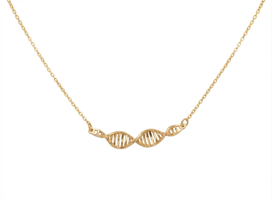 DNA Necklace 925 Sterling Silver