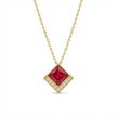Ruby Pave Statement Necklace