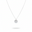 Personalized Double Plate Disc Necklace 925 Sterling Silver