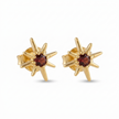 Northstar Birthhstone Stud Earrings 925 Sterling Silver