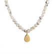 Irregular Mother of Pearl & 925 Sterling Silver