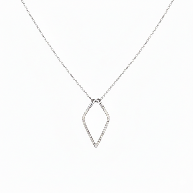Geometric Ring Holder Necklace
