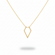 Geometric Ring Holder Necklace