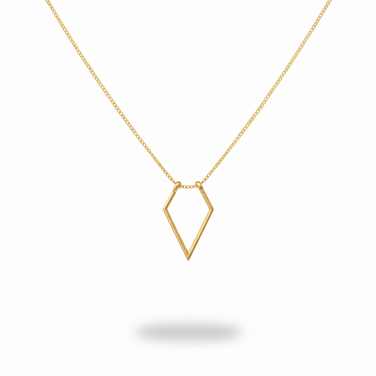 Geometric Ring Holder Necklace
