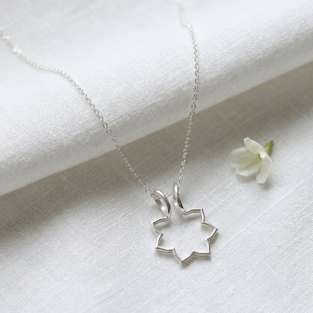 14k Gold Sunflower Ring Holder Necklace