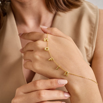 Custom 3D Bubble Letter Name Necklace