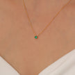 Elegant Pear-Cut Emerald Green Jewelry Set