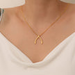 Wiishbone Ring Holder Necklace