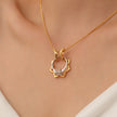 Sunflower Ring Holder Necklace