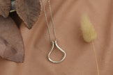 14k Gold Horseshoe Ring Holder Necklace