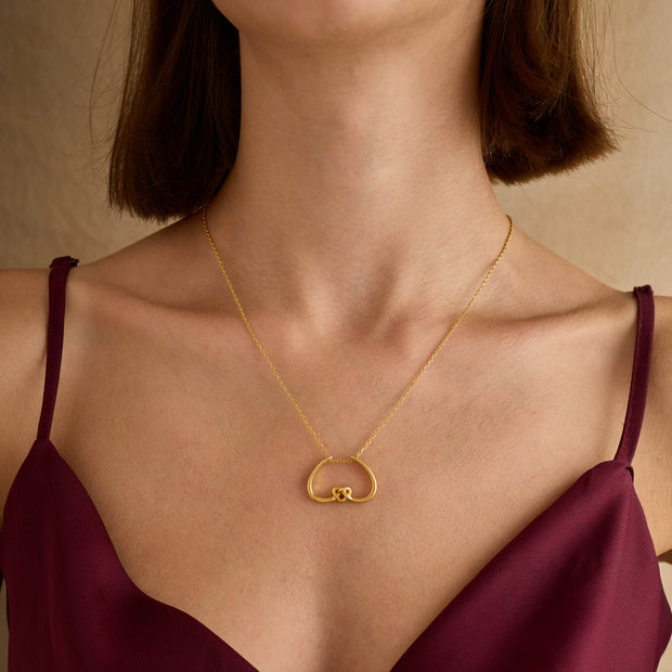 Love Knot Ring Holder Necklace