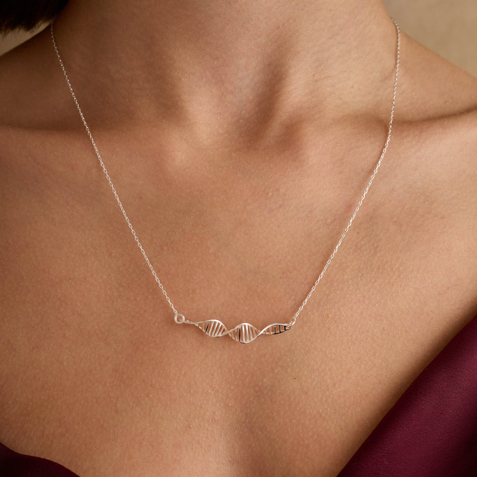 DNA Necklace 925 Sterling Silver
