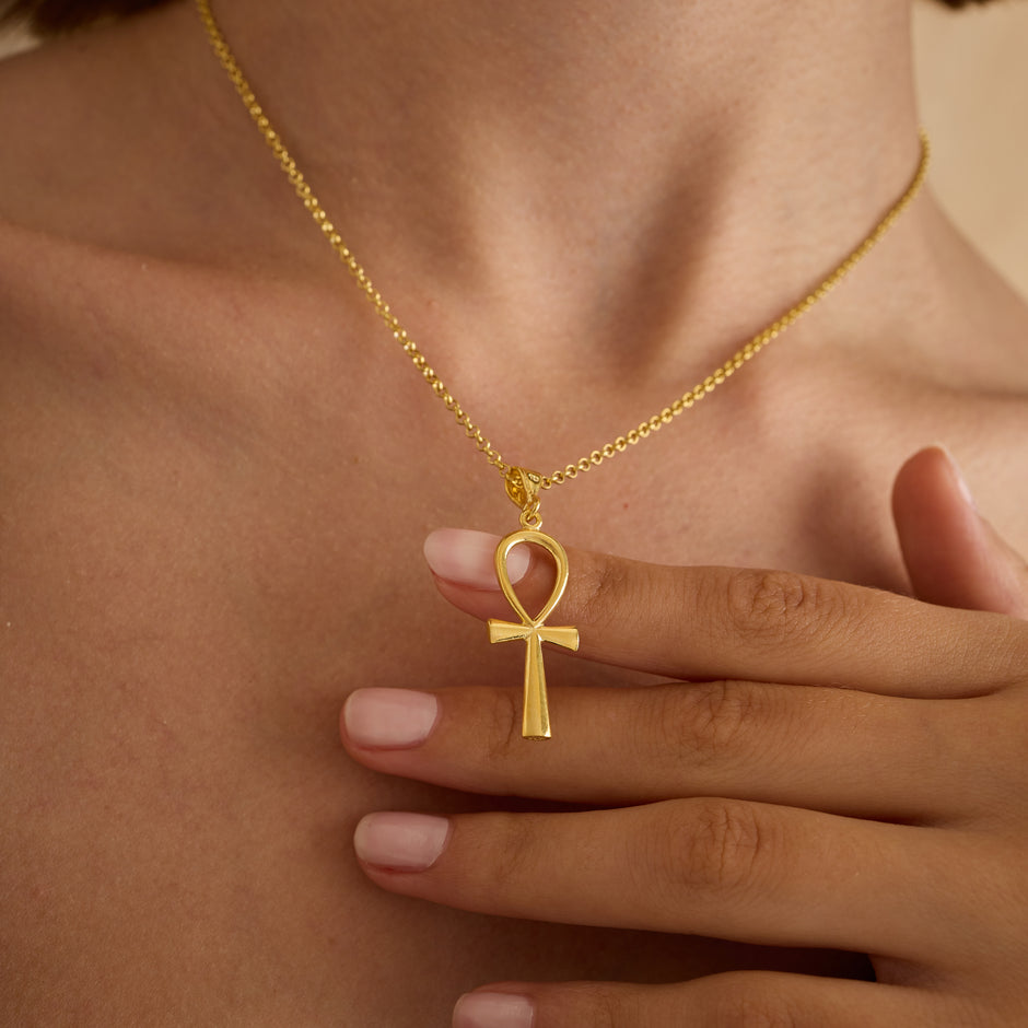 Ankh Necklace 925 Sterling Silver