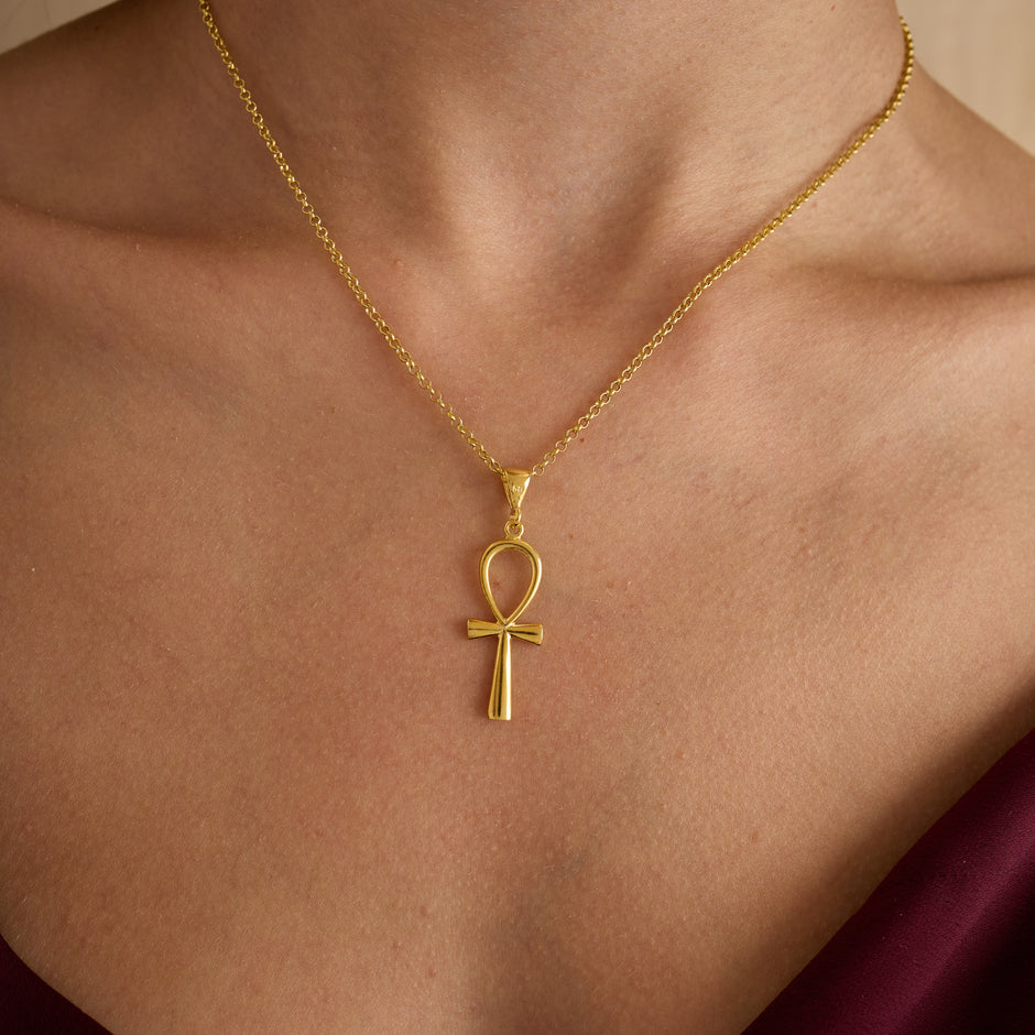 Ankh Necklace 925 Sterling Silver