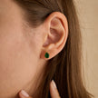Handmade Emerald Teardrop Set
