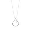 14k Gold Horseshoe Ring Holder Necklace