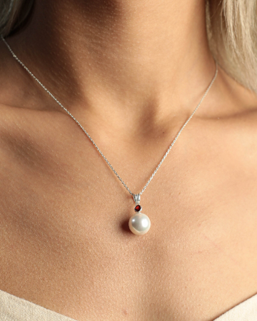 Pearl Birthstone Necklace