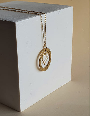 Heart Circle Necklace