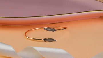 Leaf Bangle Adjustable Bracelet