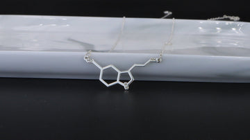 Molecule Serotonin Happinies Necklace