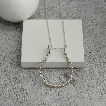 Men Women Ring Holder Necklace