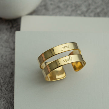 Adjustable Couple Ring