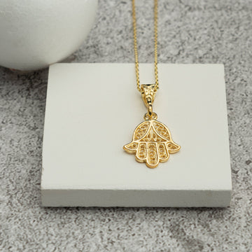 Hamsa Necklace Small