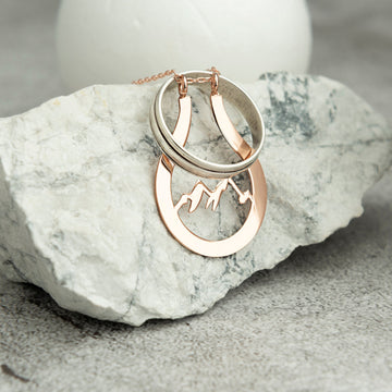 Ring Necklace Holder Mountain
