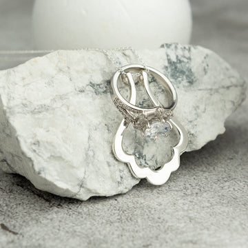 Ring Holder Necklace Dainty