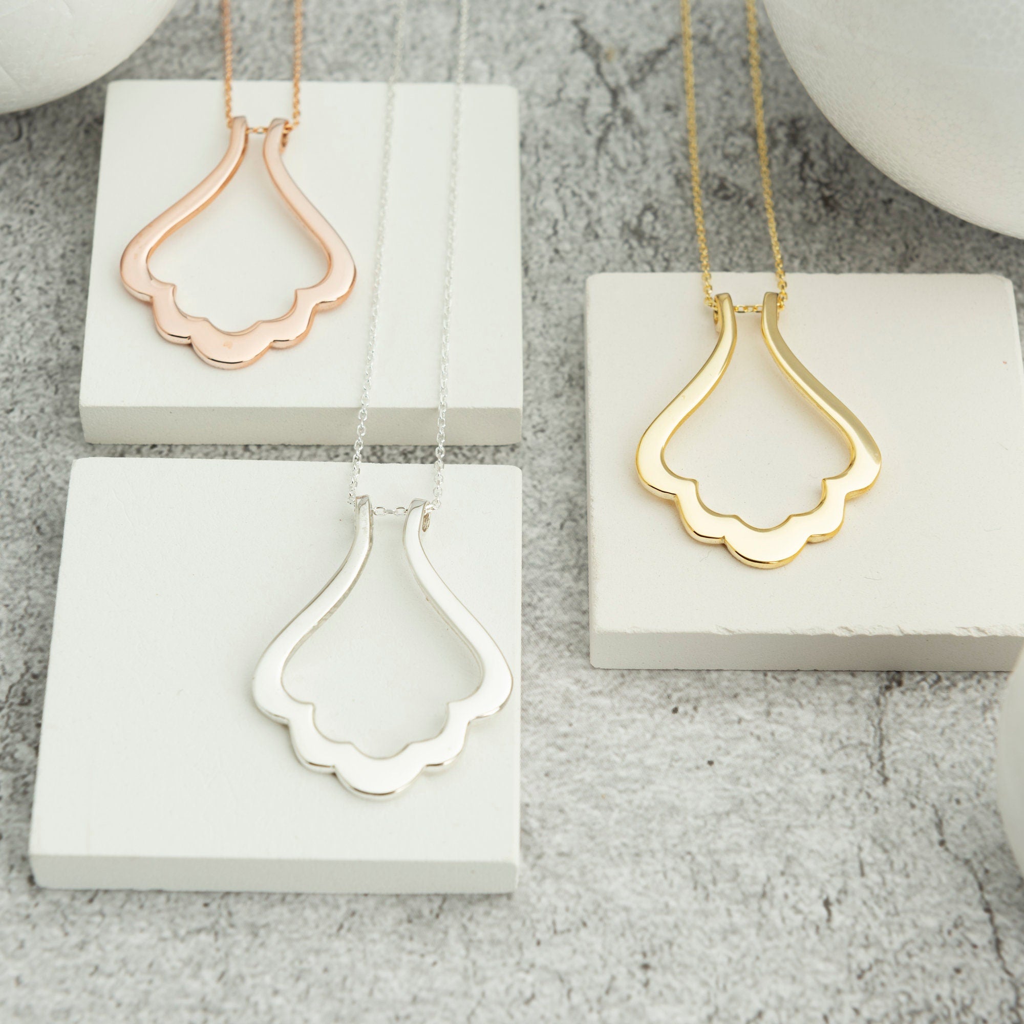 Ring Holder Necklace Dainty