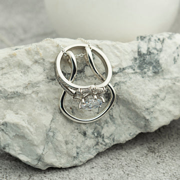 Horseshoe Ring Holder Necklace