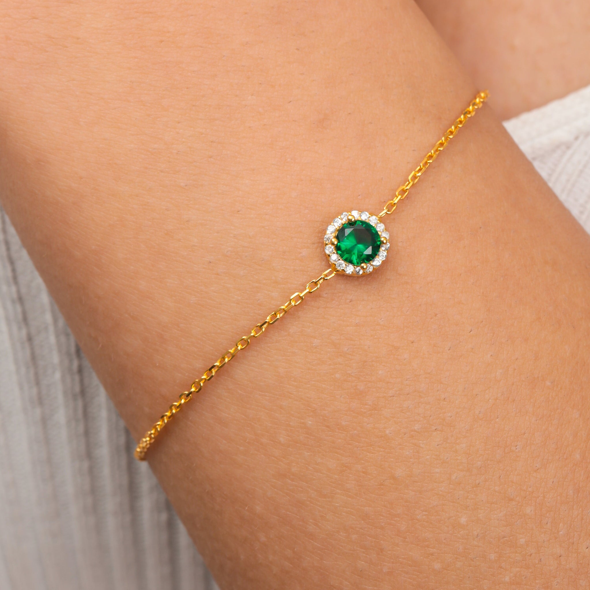 Emerald Bezel Bracelet, Green Emerald Bracelet, May Birthstone Bracelet, Emerald Bangle, Emerald Jewelry Set, Handmade Jewelry, Gift For Her