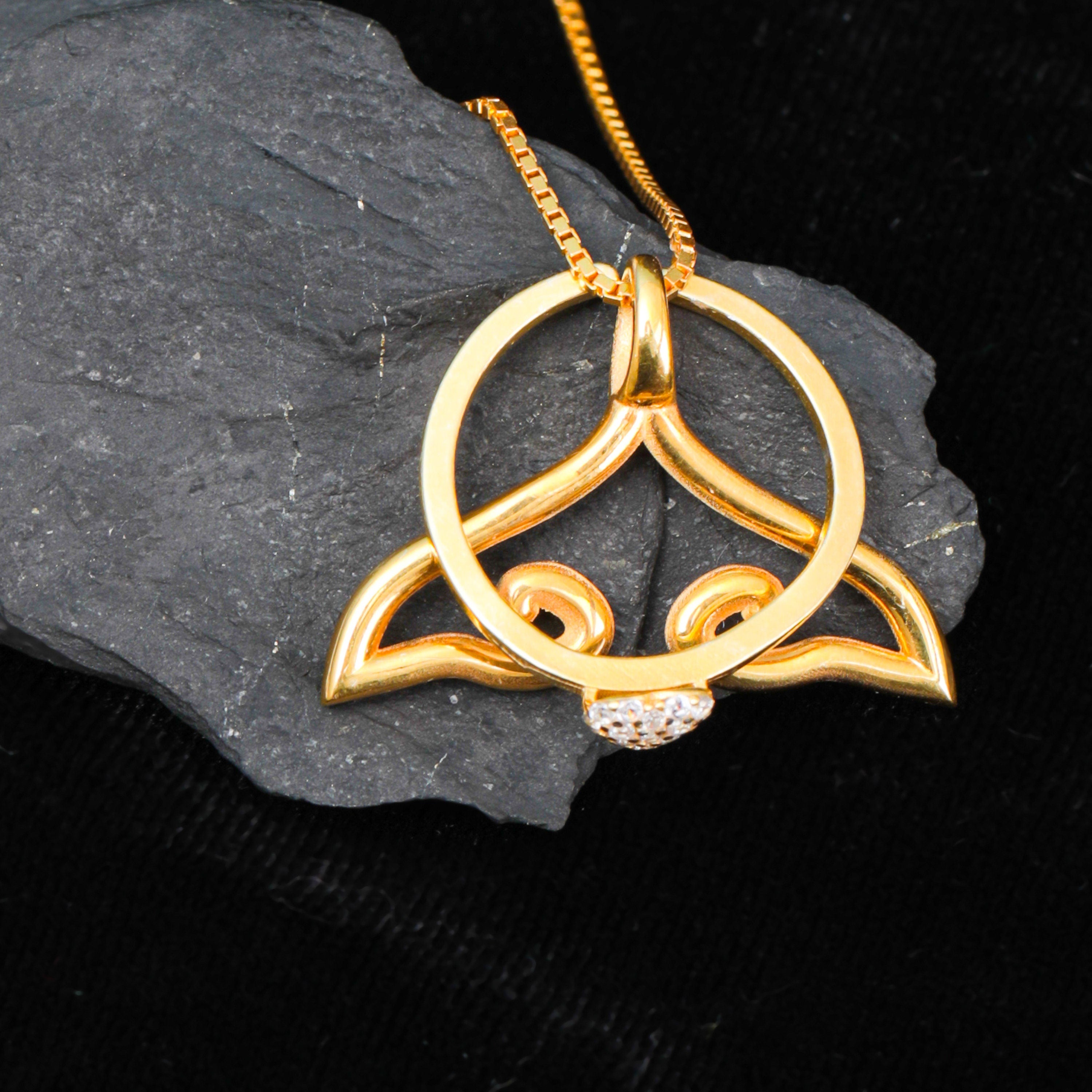 Magic Ring Holder Necklace, Geometric Double Ring Keeper Necklace, Gift for  Mom Doctor - Etsy